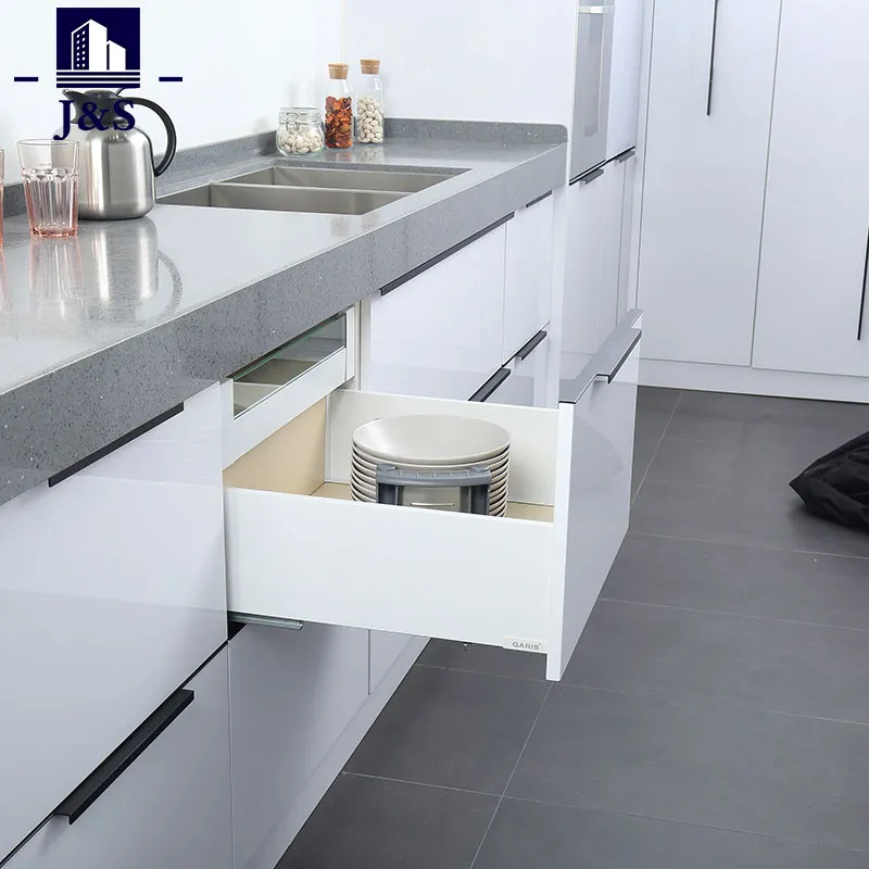 Are there innovations in full extension heavy-duty soft close slides for kitchen cabinets?