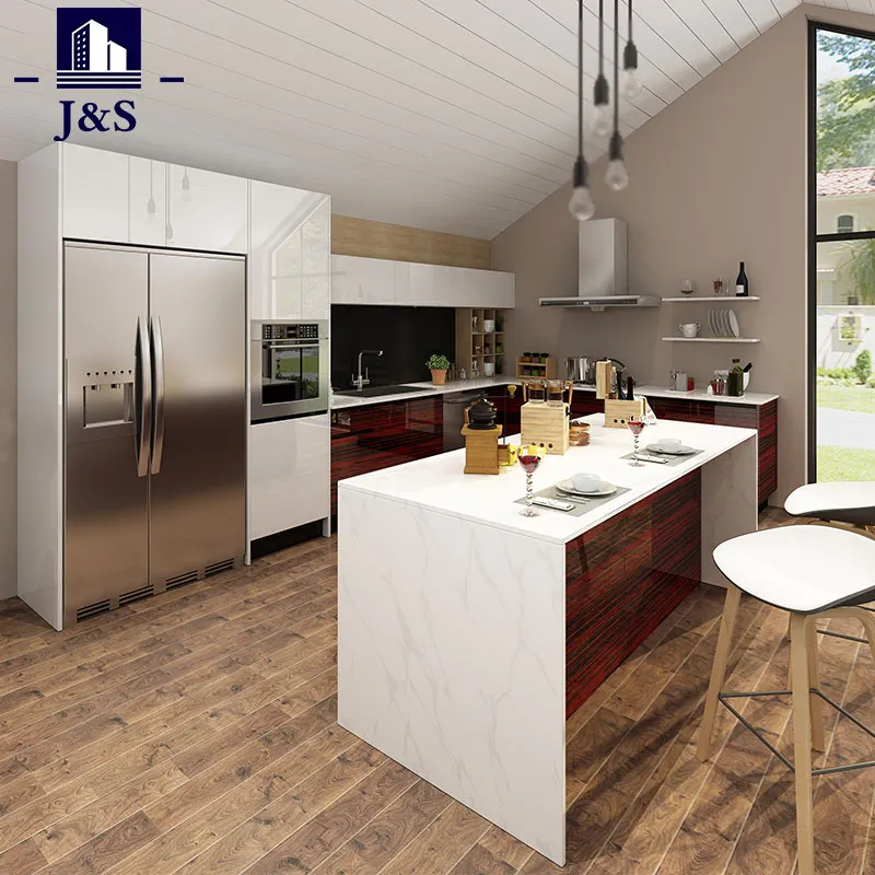 Pourquoi les armoires de cuisine modernes en bois sont-elles souvent construites avec une construction sans cadre ?