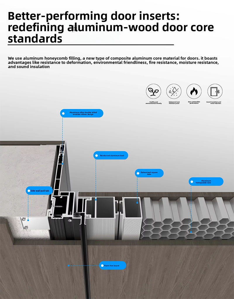 Customized Invisible Door Minimalist Frameless