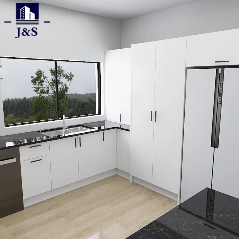 Armoire de cuisine en PET de qualité supérieure